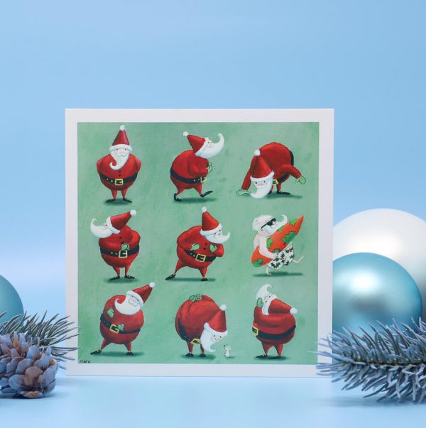 Santa Holiday Charity Christmas Cards