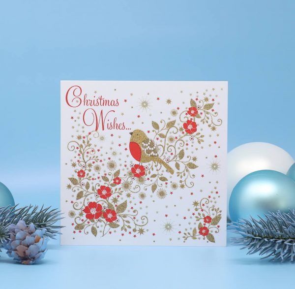 Sparkly Robin Charity Christmas Cards